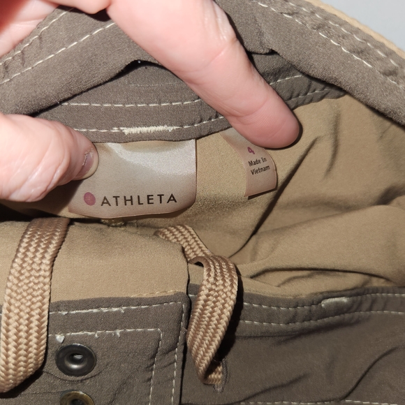 ⭐️Athleta Whatever Skort – Tan | Size 4 | Flared A-Line | Built-In Shorts ✨ - Picture 3 of 12
